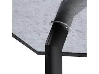 Menustandaard Design Standaard Zwart 25 mm Rechte Hoeken A4 - 4