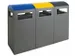 station de tri sélectif,3x90l,HxlxP 1050x1350x450mm,4ouverture(s)