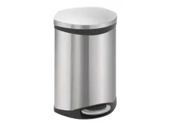 Pedaalemmer Shell Bin 10 Liter Mat RVS