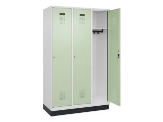 locker,HxBxD 1950x1200x500mm,3vak,vak B 400mm,cil.-slot,sokkel - 2