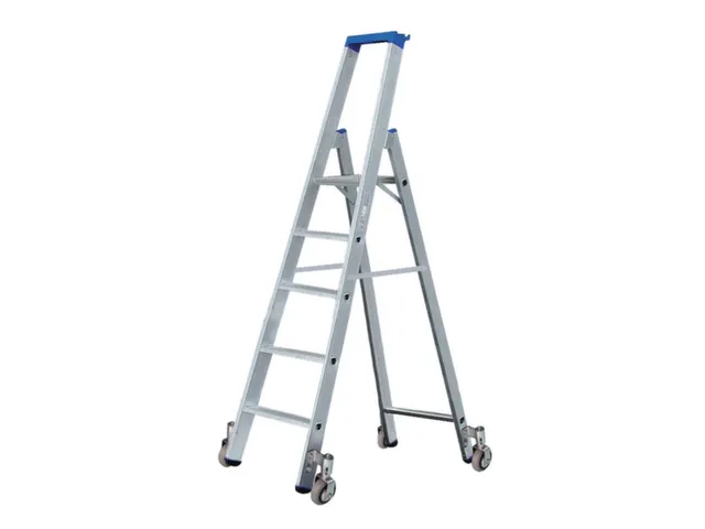 Verrijdbare Boktrap Aluminium L 1 96M 5Treden