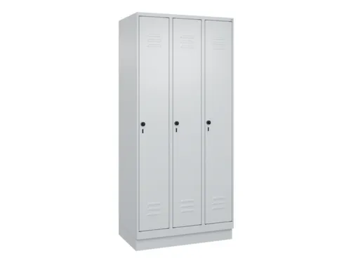 locker voor scheiding van kleding,HxBxD 1950x900x500mm,3vak