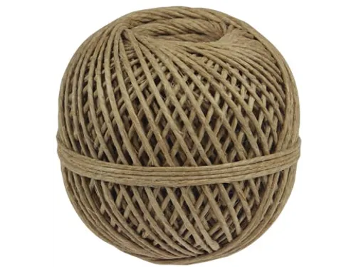 Vlaskoord touw uit 3 draden, bol van 140 g, +/- 65 m