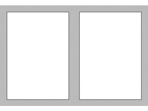 Infovitrine 2xa4 Whiteboard Voor Binnen Aluminium Frame Deur Acrylglas