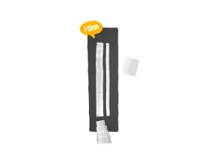 Krijtstift Securit SMA-720 blok wit 7-15mm blister - 4