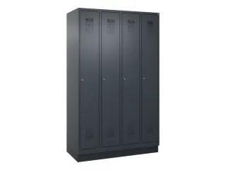 locker,HxBxD 1950x1200x500mm,4vak,vak B 300mm,cil.-slot,sokkel - 3