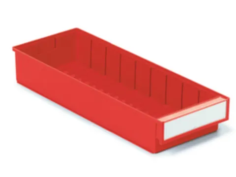 stellingbak,HxBxD 82x186x500mm,PP,rood