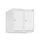 opzetkast,v. locker,2vak.,vak B 250mm,HxBxD 500x500x500mm,vleugeldeur