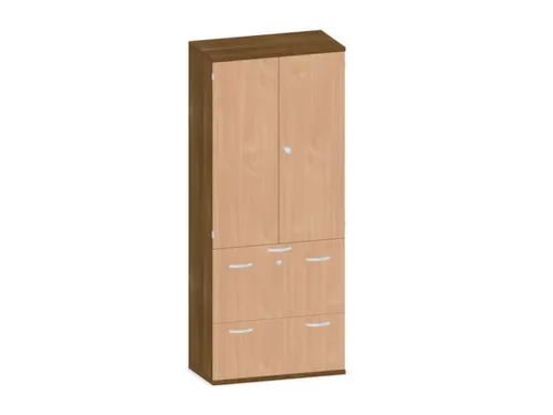 kantoorkast,HxBxD 1920x800x430mm,decor romp noten,decor front beuken