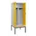 PBM-locker met bank,HxBxD 2120x800x815mm,2vak,vak B 400mm
