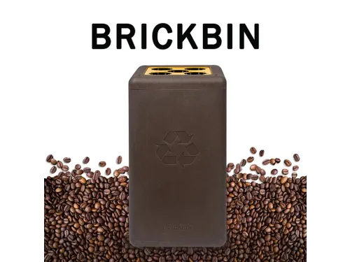 Circulaire Bekerbak BrickBin gerecycled koffiedik Cups 65 Liter