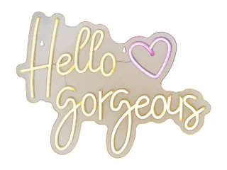 Ledbord Lumineo indoor USB neon Hello Gorgeous - 3