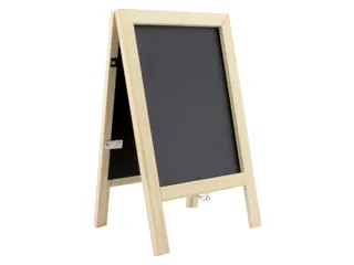 Krijtbord securit mini tafelstoepbord 24x15cm - 6