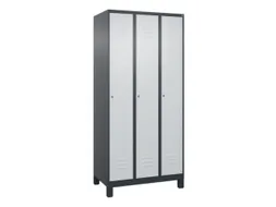 locker,HxBxD 1950x900x500mm,3vak,vak B 300mm,cil.-slot,voeten
