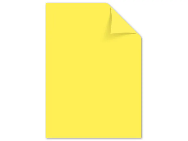 Papier Kangaro A4 80grs kanarie geel pak 100 vel