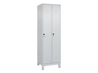 locker,HxBxD 1950x600x500mm,2vak,vak B 300mm,draaigrendel,voeten - 1