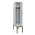 locker met bank,voor scheiding van kleding,HxBxD 2120x400x815mm,1vak