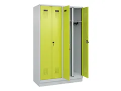 locker voor scheiding van kleding,HxBxD 1950x1200x500mm,4vak
