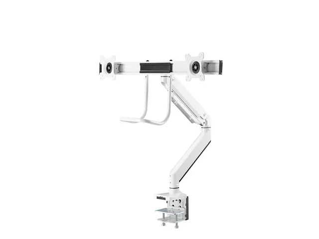 Newstar Monitorarm 2 Schermen Wit Met Hendel D775dxwhite