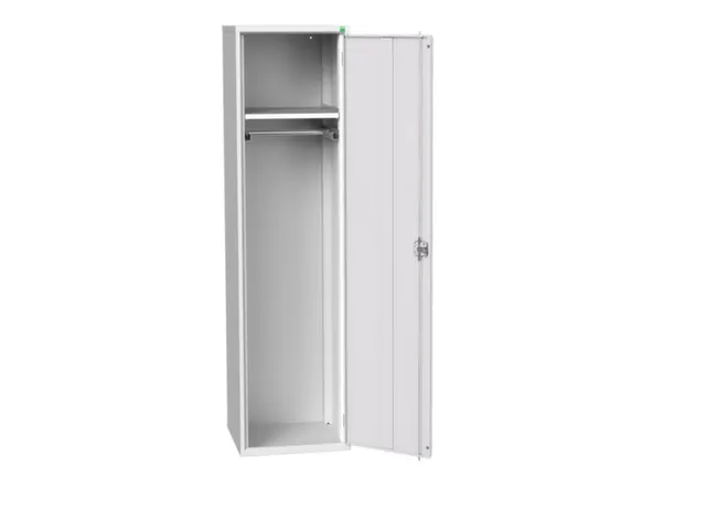 Lockerkast 2000x525x550mm 1 vak, vleugeldeur, RAL7035