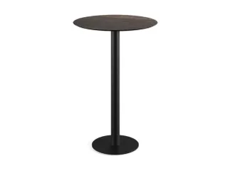 statafel,HxØ 730x700mm,rond,schotelvoet van staal - 1