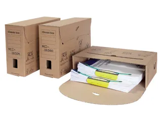 Archiefdoos Loeff 3040 370x260x110mm bruin - 1