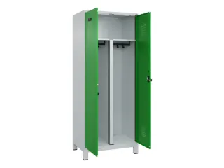 PBM-locker,HxBxD 1950x800x500mm,2vak,vak B 400mm,draaigrendel - 1