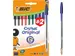 Cristal balpen medium assorti blister van 8 + 2 GRATIS