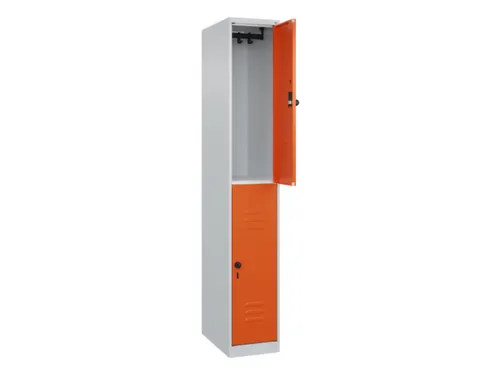 dubbeldekse locker,HxBxD 1850x300x500mm,1x2vak.,vak B 300mm
