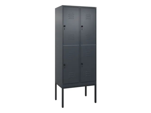 dubbeldekse locker,HxBxD 2120x800x500mm,2x2vak.,vak B 400mm