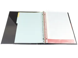 Tabblad Multo A4 23r blanco gerecycled karton 160 grams 5 delig assort - 5