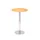 statafel,HxØ 1116x800mm,rond,schotelvoet chroom,ronde buis,blad beuke