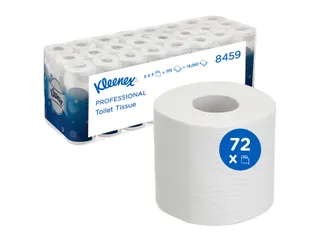 Toiletpapier Kleenex 3-laags 195vel wit 8459 - 1