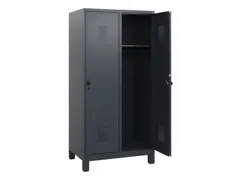 schoollocker,HxBxD 1630x800x500mm,2vak,vak B 400mm,draaigrendel,voeten