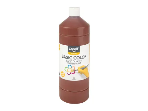 Plakkaatverf Creall basic donkerbruin 1000ml