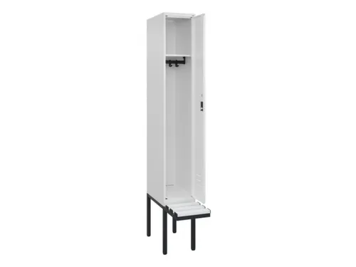 locker met bank,HxBxD 2120x300x815mm,1vak,vak B 300mm,cil.-slot