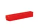 stellingbak,HxBxD 81x91x500mm,PP,rood