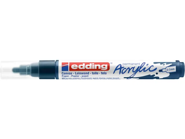 Acrylmarker edding e-5100 medium elegant nachtblauw