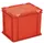 Euronorm Stapelkrat 330x400x300mm 31l Met Deksel Rood