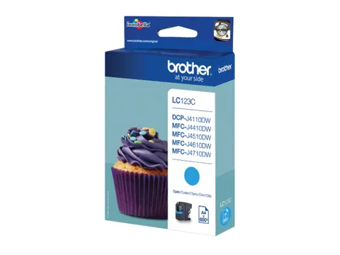 Brother LC123CBP MFC inktcartridge cyaan 600 pagina's
