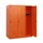 schoollocker,HxBxD 1530x1200x500mm,3vak,vak B 400mm,draaigrendel