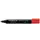 Viltstift Staedtler Lumocolor 350 permanent beitelpunt 2-5mm rood