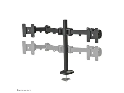 OUTLET Monitorarm FPMA-D960DG 2 Schermen tot 27 Inch met Doorvoer Zwar