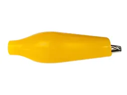 Geisoleerde Krokodillenklem 27mm - Geel