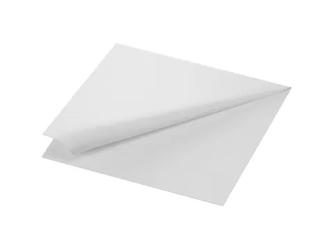 Servet 40x40cm 1/4 vouw 2-laags Wit 10x125 stuks