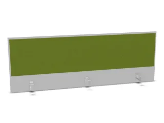 opzetpaneel bureau aanbouw achter MP-lichtgrijs BN7048-groen 1600mm - 1