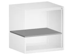 tablette en acier p. armoire modulaire HxlxP 25x800x650mm force 100kg