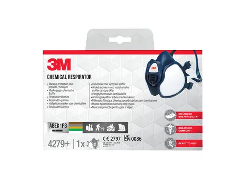 Masker 3M chemische stoffen FFABEK1 P3 D filters