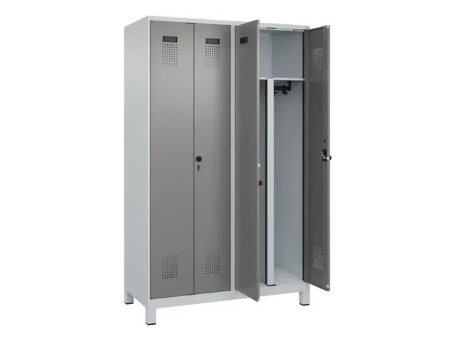 PBM-locker,HxBxD 1950x1200x500mm,4vak,vak B 300mm,draaigrendel