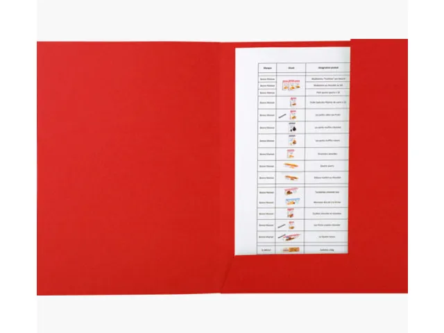 Dossiermap Exacompta Forever 290gr 2 kleppen rood A4